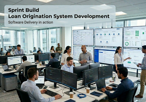 Loan origination system features including KYC verification, credit bureau integration, and eSign automation