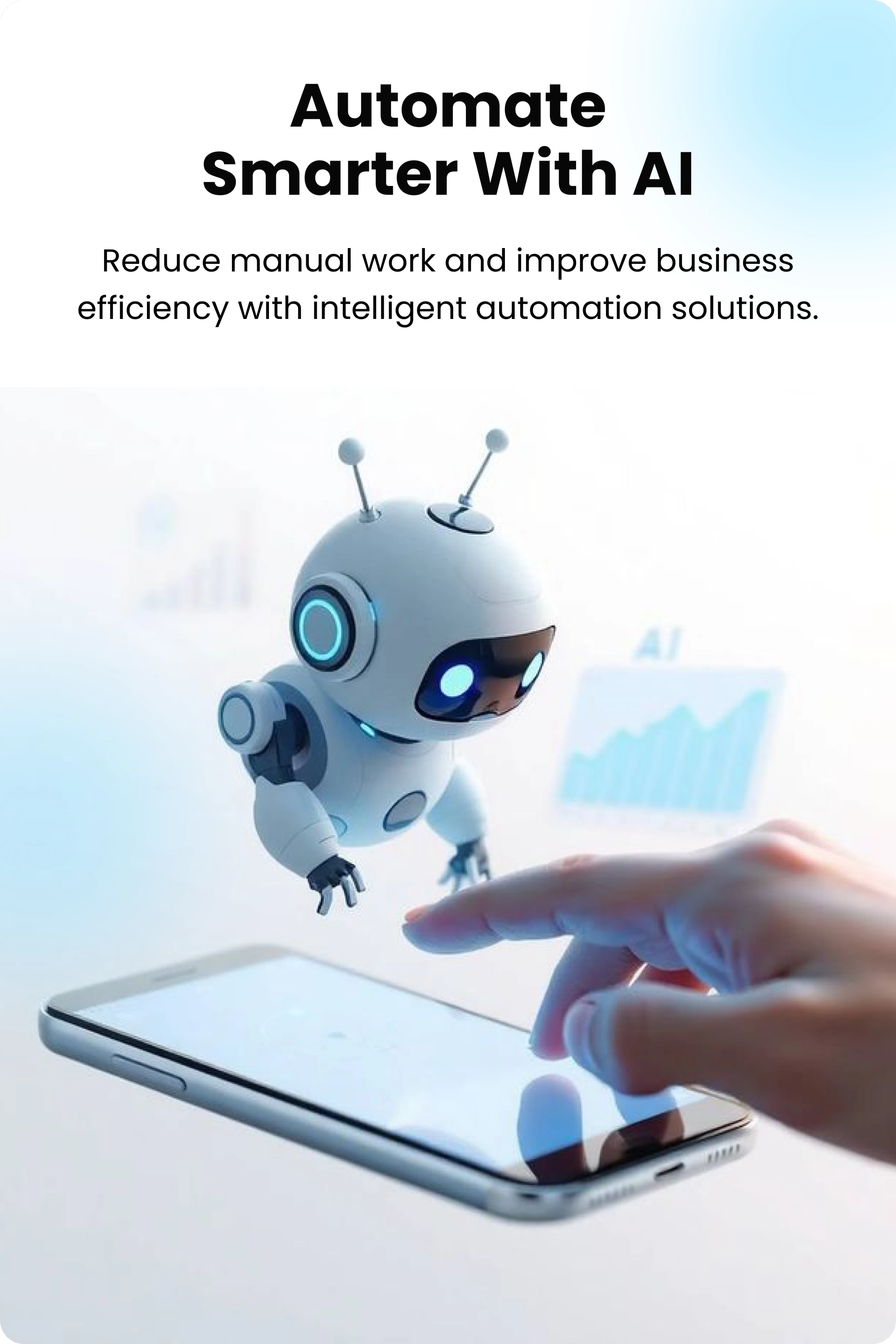 Business owner reviewing automated data pipeline results built by an AI automation company 