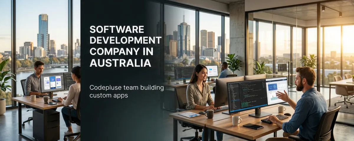Software development company in Australia — Codepluse team building custom apps